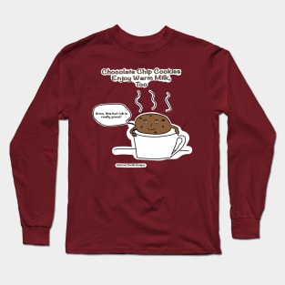 The Chocolate Chip Hot Tub Long Sleeve T-Shirt